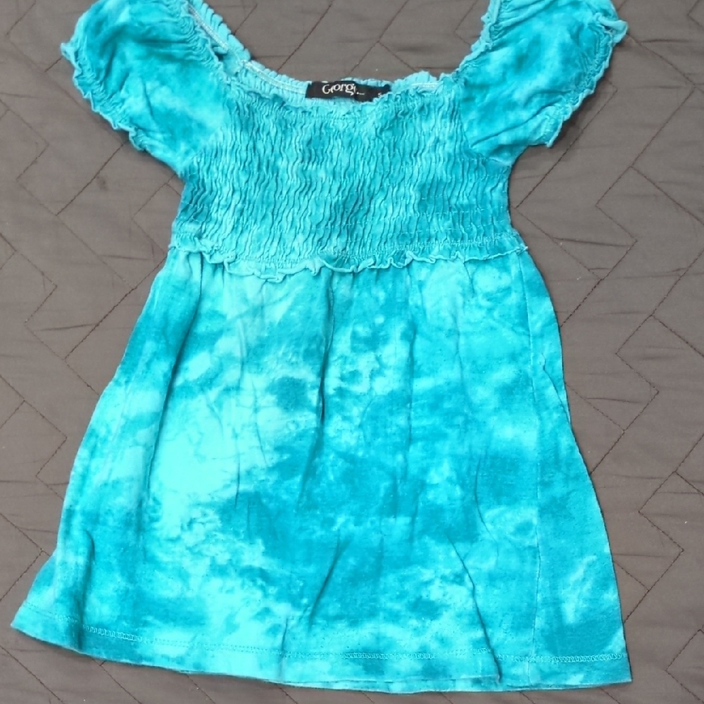 👉10/10$ Blue Tie-Dye Kids Top